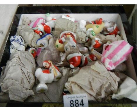 In excess of forty ceramic ornaments, COLLECT ONLY.