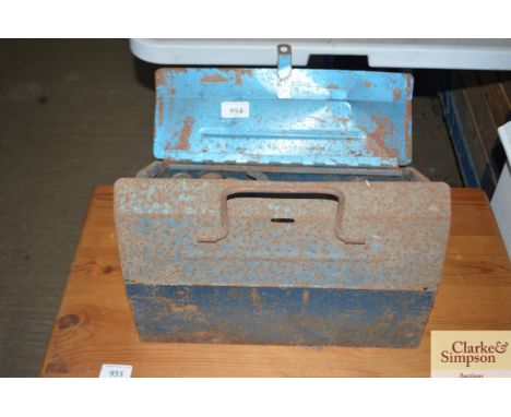 Cantilevered toolbox with various tools