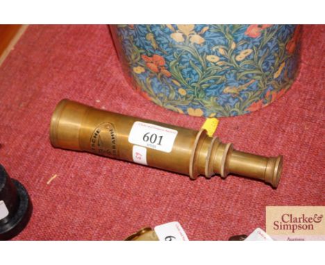 A German brass telescope