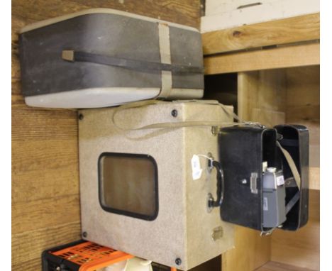 A mid 20th century Rollei video camera, a hand held Cannon Motor Zoom-8 in carry case and a Brenell Mark 5 portable tape reco
