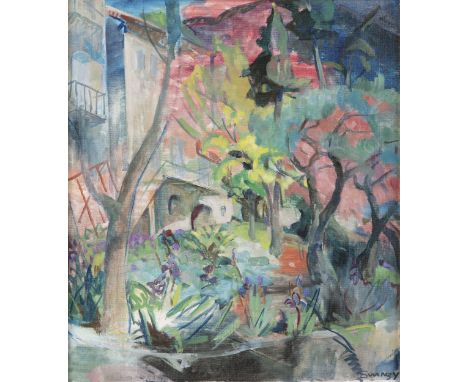 Mary Swanzy HRHA (1882-1978)South of France Landscape (c.1915)Oil on canvas, 53 x 45cm (20¾ x 17¾'')SignedProvenance: Collect