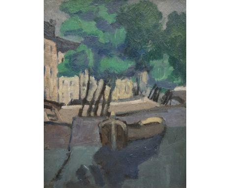 Grace Henry HRHA (1868-1953)Adriatic CoastOil on board, 34 x 29cm (13¼ x 11½'')Provenance: Collection of Patrick and Antoinet