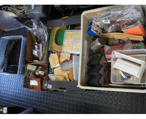 Shelf of Model Railway Accessories - Track etc 