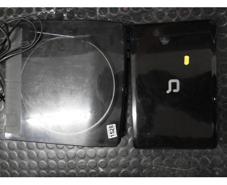 Laptop and Record Player 