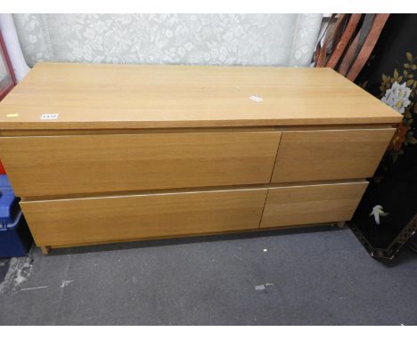 Modern Light Oak Sideboard 