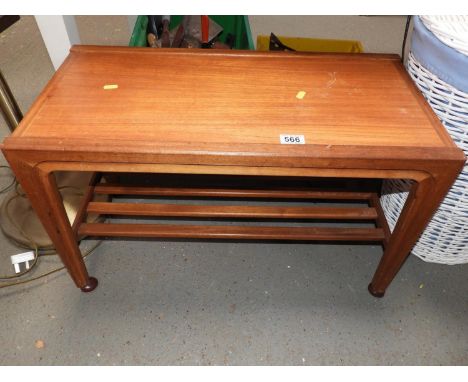 Retro Coffee Table with Ladder Shelf under 