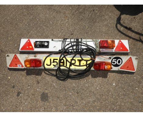 2x Trailer Light Boards 