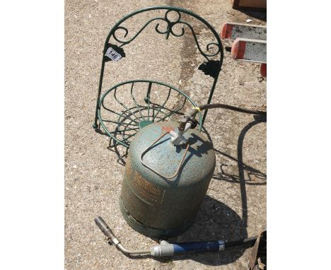 Planter and Gas Burner 