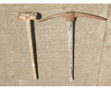 Sledge Hammer and Pick Axe 