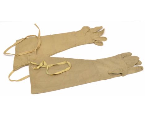 Pair of WW2 British Army anti mosquito gloves&nbsp;