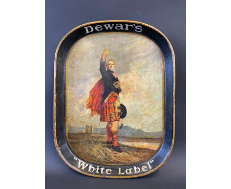 A Dewar's 'White Label' Scotch Whisky advertising tray in very original condition, 12 1/4 x 16".