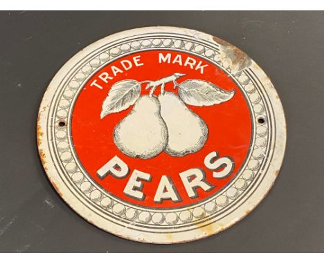 A Pears Soap circular enamel sign, 7" diameter. 