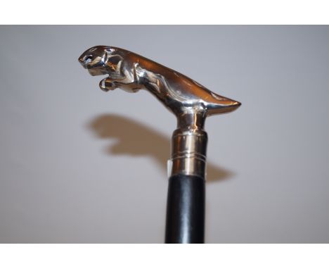 Jaguar handle walking stick