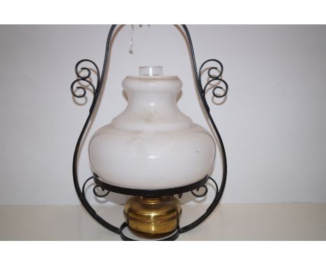 Ceiling hanging oil lamp
