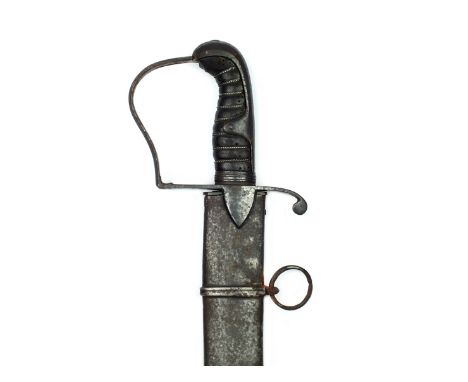 A 1796 Pattern Light Cavalry Officer’s sabre, 83.5cm blade by Thomas Gill, with traces of etched decoration including indisti