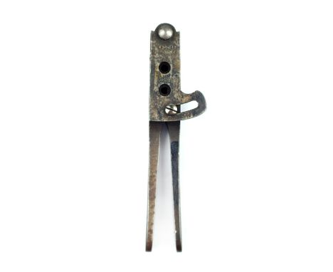 A scarce Colt’s Patent London Navy steel bullet mould, steel coloured body and sprue cutter, the latter stamped COLT’S PATENT