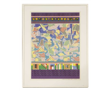 *Sir Eduardo Paolozzi RA (1924-2005) 'SPONTANEOUS DISCRIMINATION NON-SPONTANEOUS DISCRIMINATION' Screenprint in colours, sign