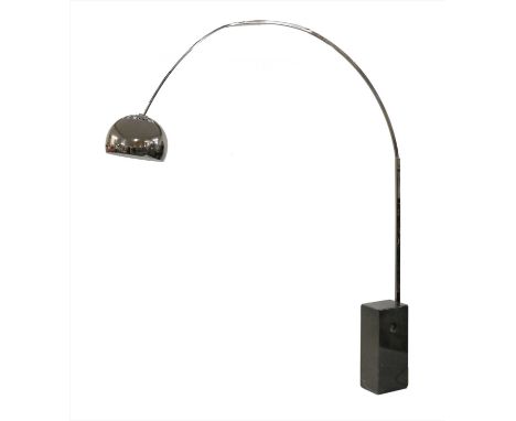An Arco marble floor lamp, after a design by Achille Castiglioni