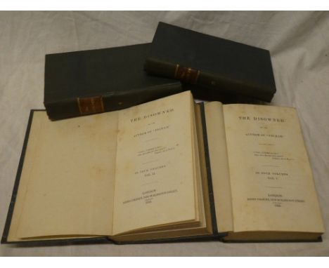 Bulwer (E. L.) The Disowned, four vols. first edition 1829, matching cloth bindings