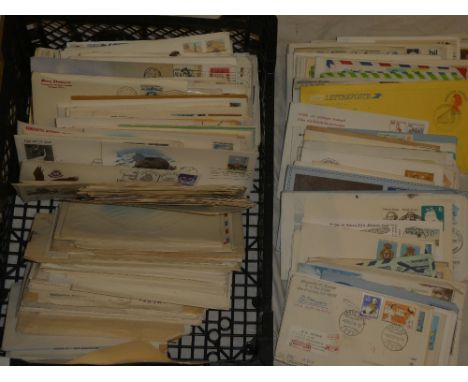 A large collection of various World covers including USA first day covers etc.