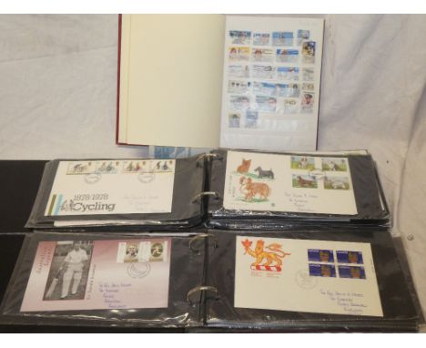 A selection of GB and World first day covers in two folder albums including 1931 Australia-England first official airmail fli