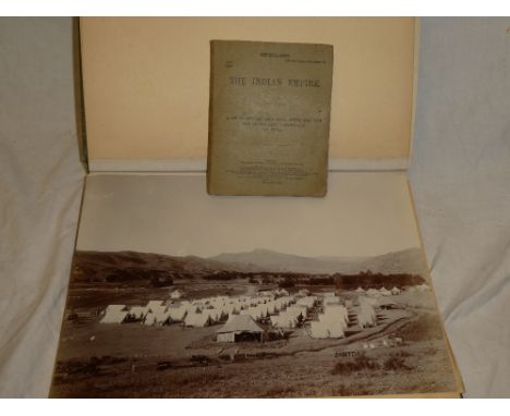 An album containing a small selection of various First War photographs relating to the 2nd/4th DCLI in India together with va
