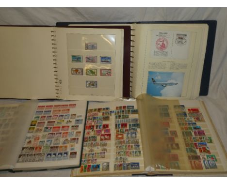 Four albums/stock books containing a collection of Germany stamps together with first day covers, postal covers etc.