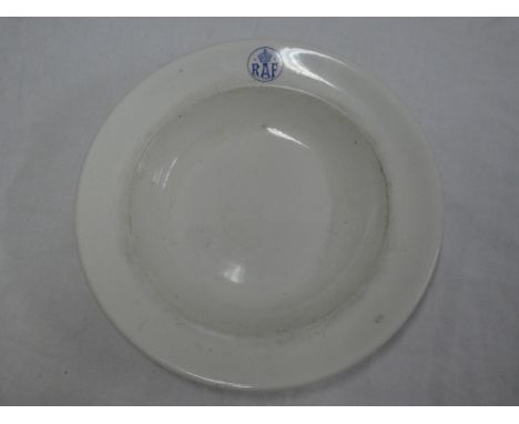 A Second War RAF ceramic circular bowl 9½" diameter