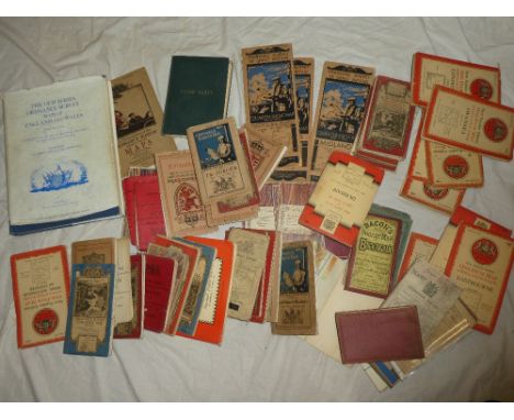 A selection of various Ordnance Survey maps including early 20th century examples