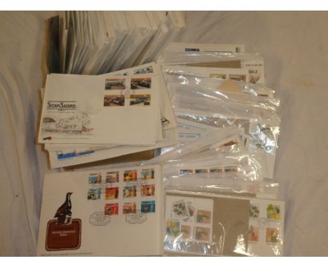 A selection of approximately 290 Zimbabwe first day covers 1980/1990's, some with mint sets of stamps