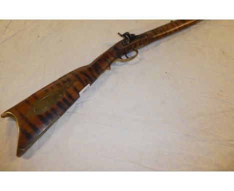 A modern .45 calibre black powder muzzle loading musket based on on Kentucky rifle by Army Jager of Italy No. 24911 (shotgun 