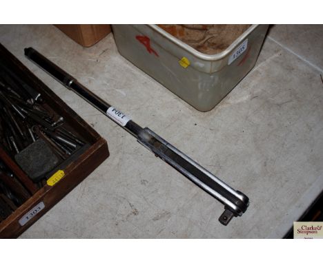 A brick tool and an EVT600 torque wrench