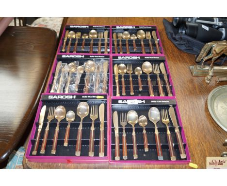A quantity of Sarosh sold Thai bronze cutlery