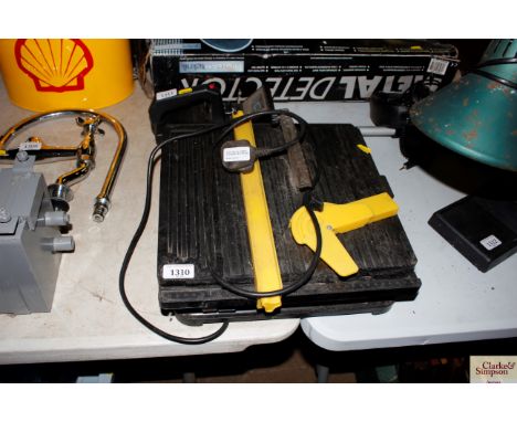 A tile cutter