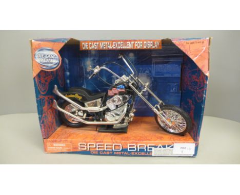 A 1:9 scale American chopper, boxed 