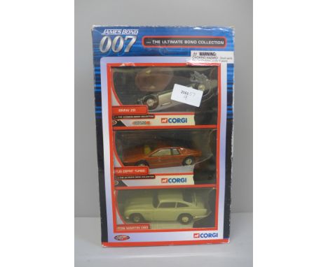 A Corgi James Bond 007 car collection, boxed 