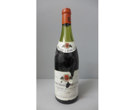 One bottle of Bouchard Pere + Fils Vosne-Romanee 1978 red wine