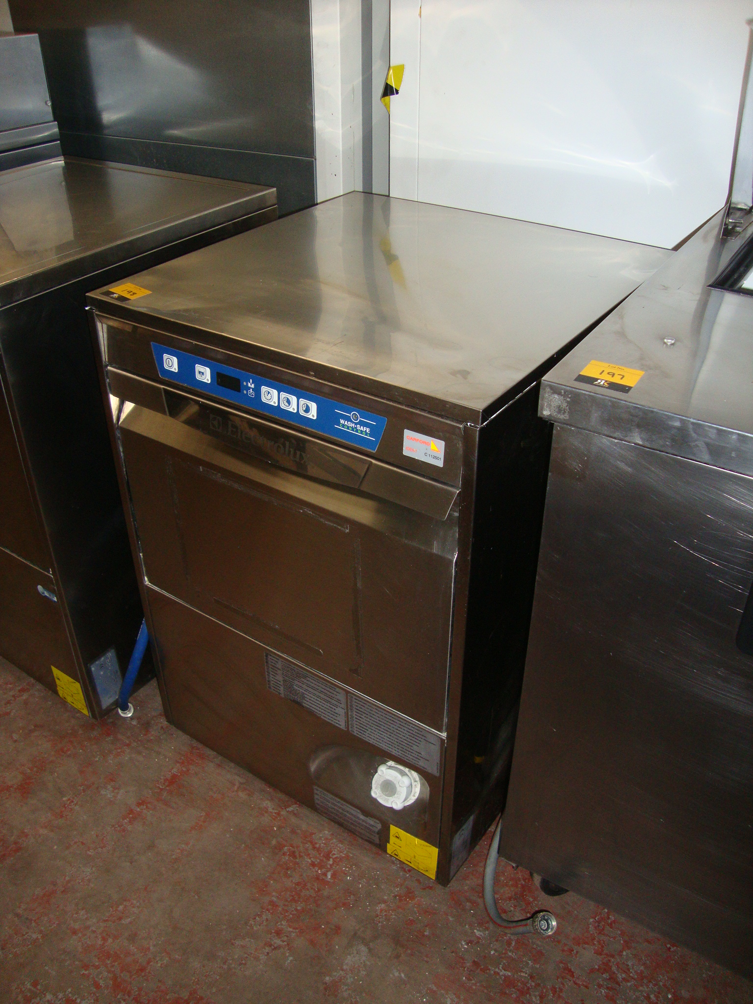 Electrolux Wash Safe model EUCA1WSG control stainless steel glass