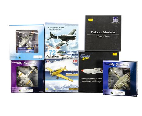 Diecast WWII and Later Aircraft, a boxed group of seven 1:72 scale Sky Guardians 025-00A Hawker Seafury, 015-022 Hawker Seafu