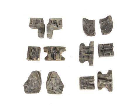 Britains original plasters for square base marching infantryman, Dragoon/LG Attn, Evzone Slope Arms, At Ease Arms, ' SQB LV M