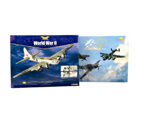 Corgi Aviation Archive WWII Aircraft, two boxed examples 1:72 scale AA33303 Europe &amp; Africa Boeing B-17 Fortress 1942 and