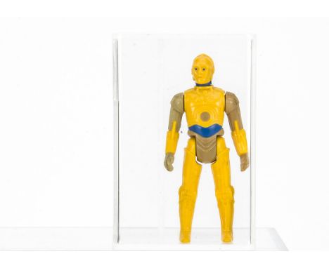 Vintage Star Wars Kenner Droids C-3PO Action Figure, UKG graded 80%, sealed in case