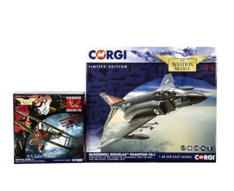 Corgi Aviation Archive, two boxed 1:48 scale limited edition examples AA27901 McDonnell Douglas Phantom FG.1 HMS Ark Royal 19