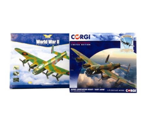 Corgi Aviation Archive WWII Aircraft, two boxed examples 1:72 scale Avro Lancasters AA32605 Europe and Africa 419 Sqn RCAF  (