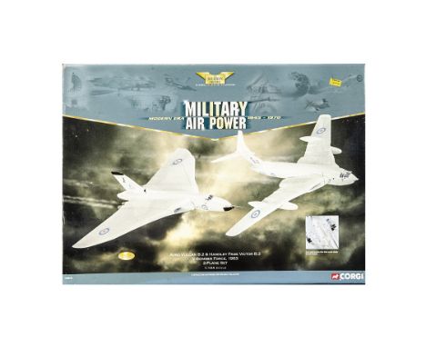 Corgi Aviation Archive  Military Air Power Set, a boxed 1:144 scale AA99134 Avro Vulcan and Handley Page Victor 1963, limited