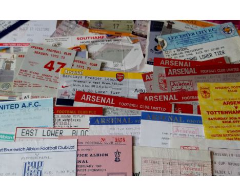 ARSENAL TICKET COLLECTION x 88 Good collection of Arsenal home and away match tickets Fair / Good