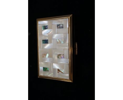 Musical mother of pearl &amp; shell compact 