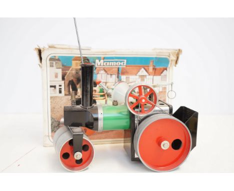 Mamod steam roller with box 
