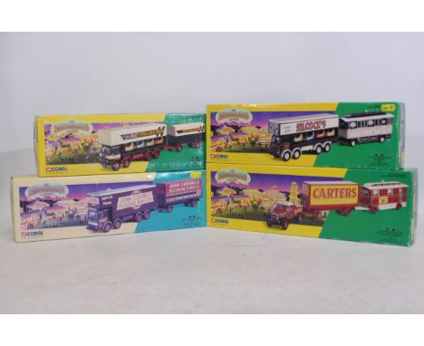 Corgi - The Showmans Range - 4 x boxed limited edition Corgi Showmans Range die-cast model trucks - Lot includes a #16501 'Ca