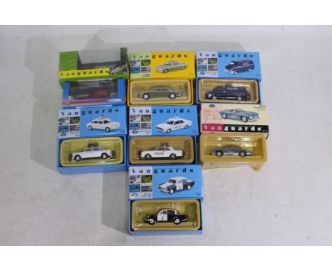 Corgi, Lledo - Vanguards - 8 x boxed 1:43 Corgi/Lledo Vanguards die-cast model vehicles - Lot to include a #VA06605 'Cumbria 
